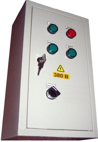 Щит управления противопожарным вентилятором и клапаном AIRS ЩУВК-П-380-2,2
