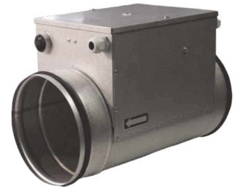 Круглый канальный электрический нагреватель Komfovent ARDHE-200-3 (-30..0)/(0...+30)