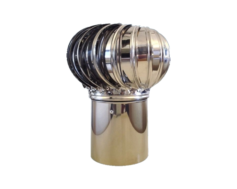 Турбодефлектор вытяжной вентиляции из нерж стали TD-150