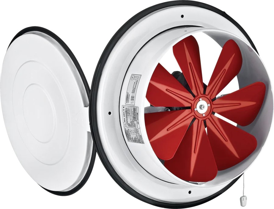Вентилятор вытяжной оконный с крышкой BK 300