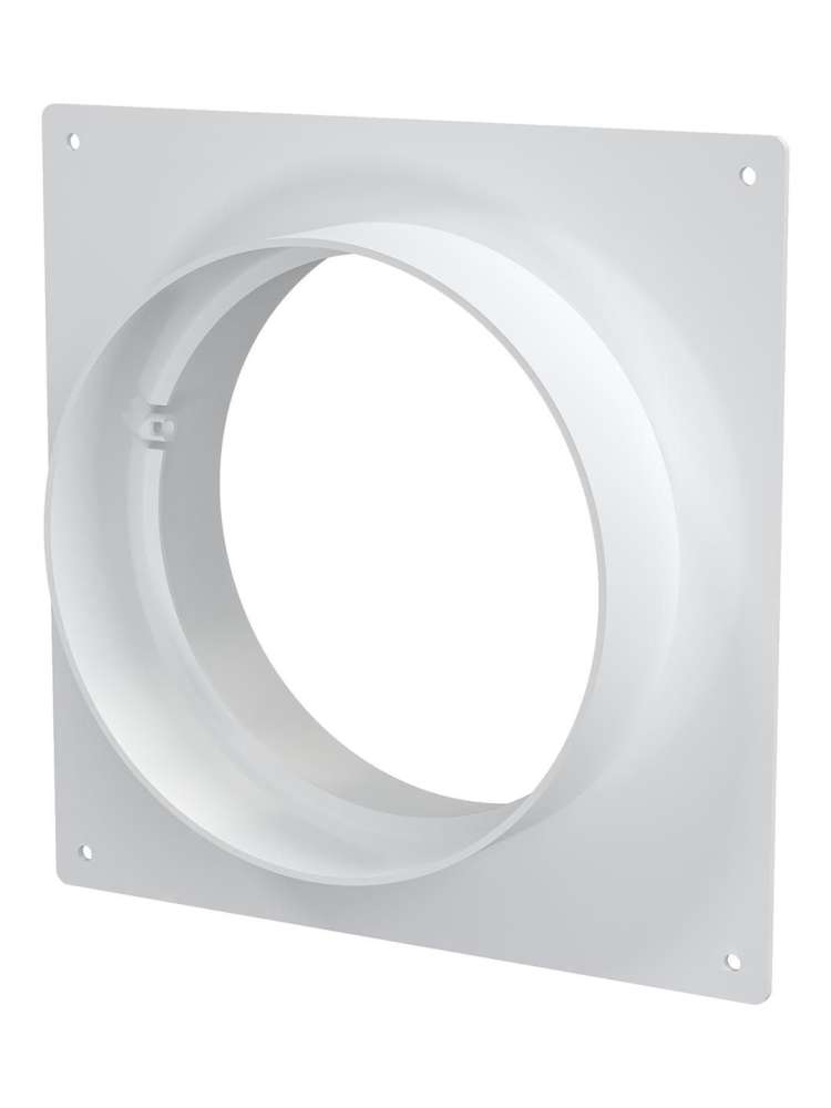 Площадка торцевая SKNP фланец D125 соединитель 165х150 пластик ERA