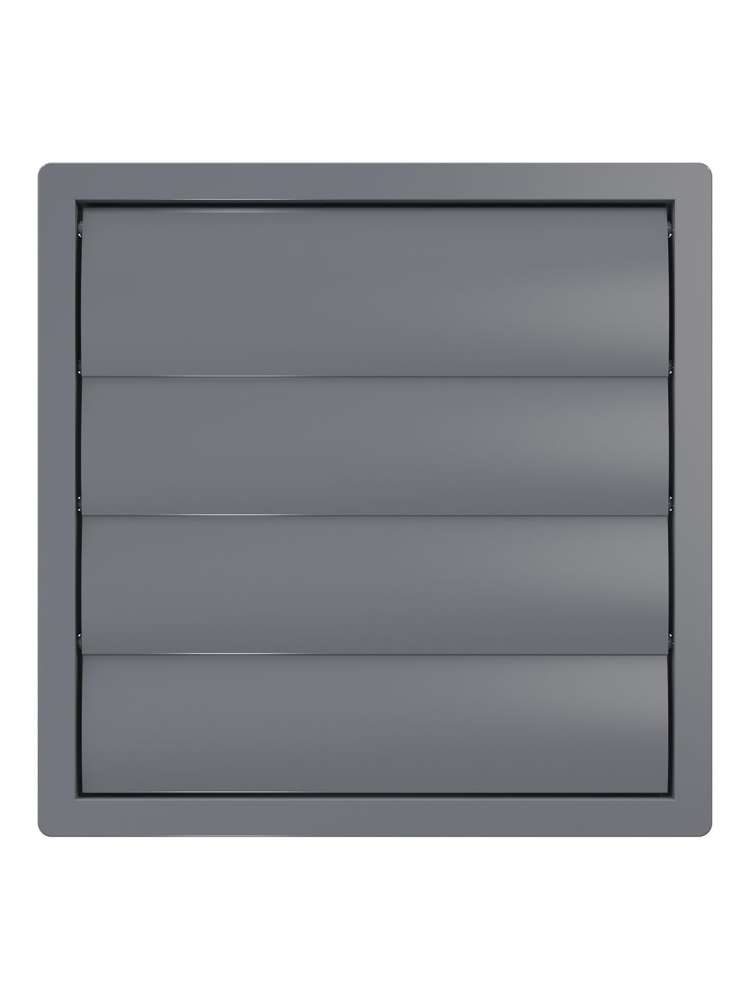Выход стенной КФ фланец D200 жалюзи 242х242 ASA Gray ERA STREETLINE
