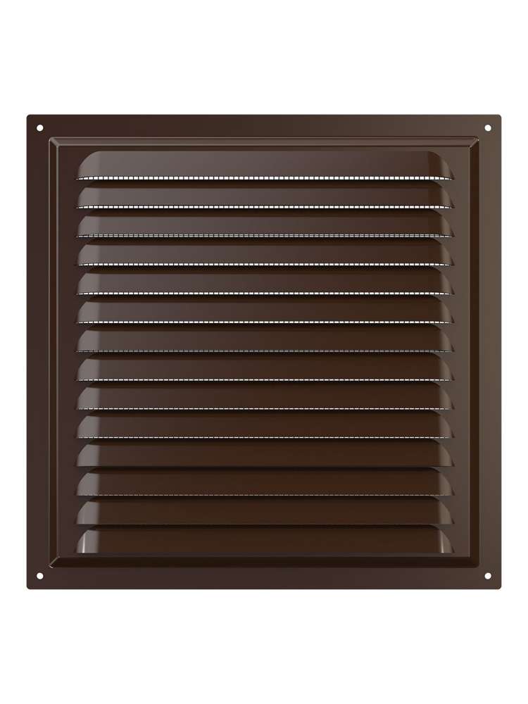 Решетка вентиляционная МЭ сетка 250х250 окрашенная сталь Brown ERA