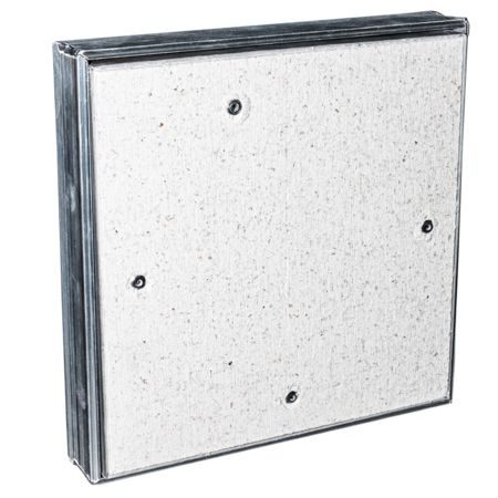 Люк ревизионный D Ceramo 600х600 скрытый монтаж съемный алюминий EVECS