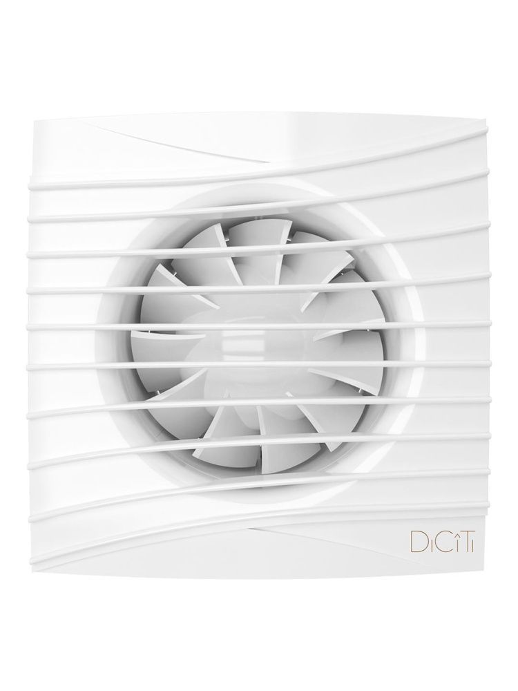 Вентилятор накладной SILENT, обратный клапан, MR, D125, DICITI