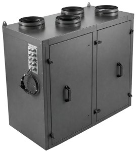 Приточно-вытяжная установка с роторным рекуператором RWN-RR-1300(50c)-ЕС-НЕ2,9-Vertical(N)