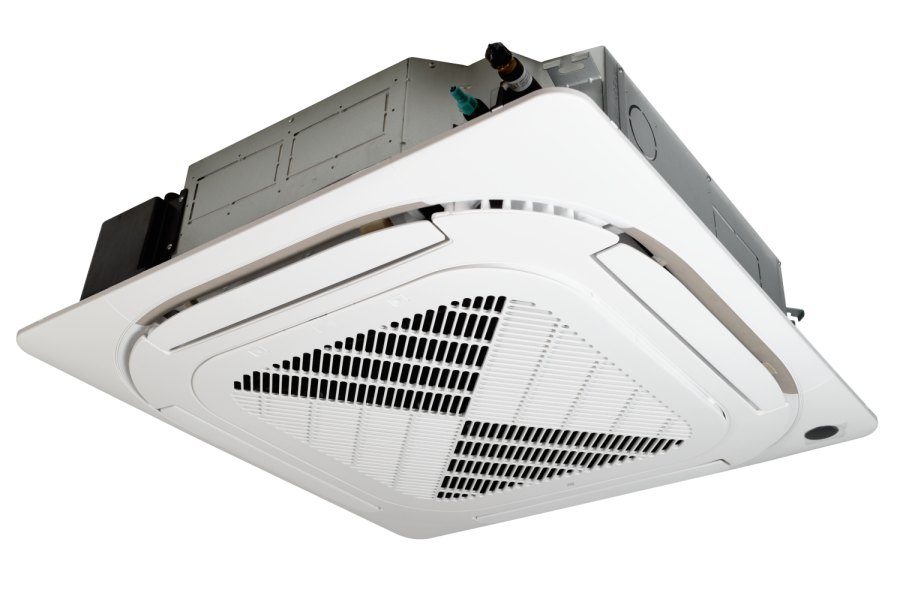 Инверторная кассетная сплит-система MDV MDCD-24HRFN8 / T-MBQ4-04BD / MDOU-24HFN8