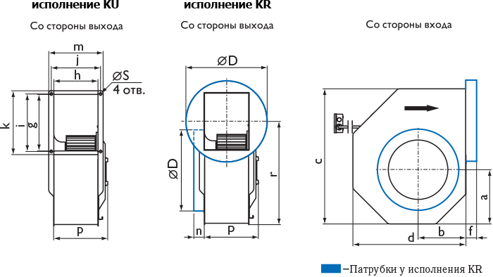Чертёж и присоединительные размеры
